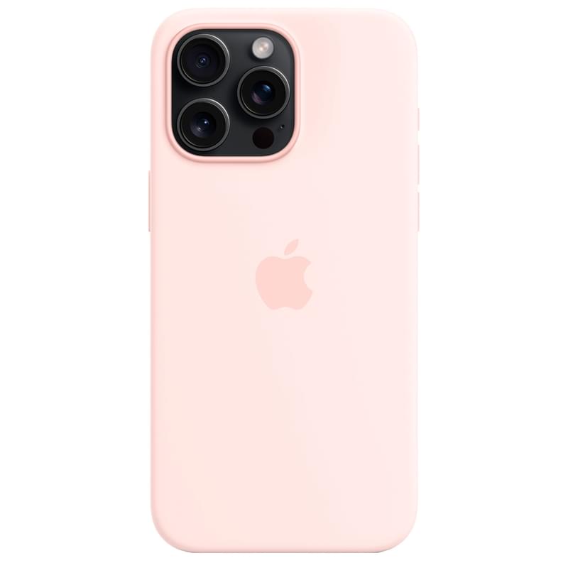 Чехол для iPhone 15 Pro Max, Silicone Case with MagSafe, Light Pink (MT1U3ZM/A) - фото #3, Technodom.kz