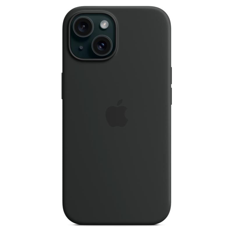 Чехол для iPhone 15, Silicone Case with MagSafe, Black (MT0J3ZM/A) - фото #4, Technodom.kz