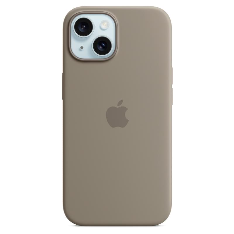 Чехол для iPhone 15, Silicone Case with MagSafe, Clay (MT0Q3ZM/A) - фото #0, Technodom.kz