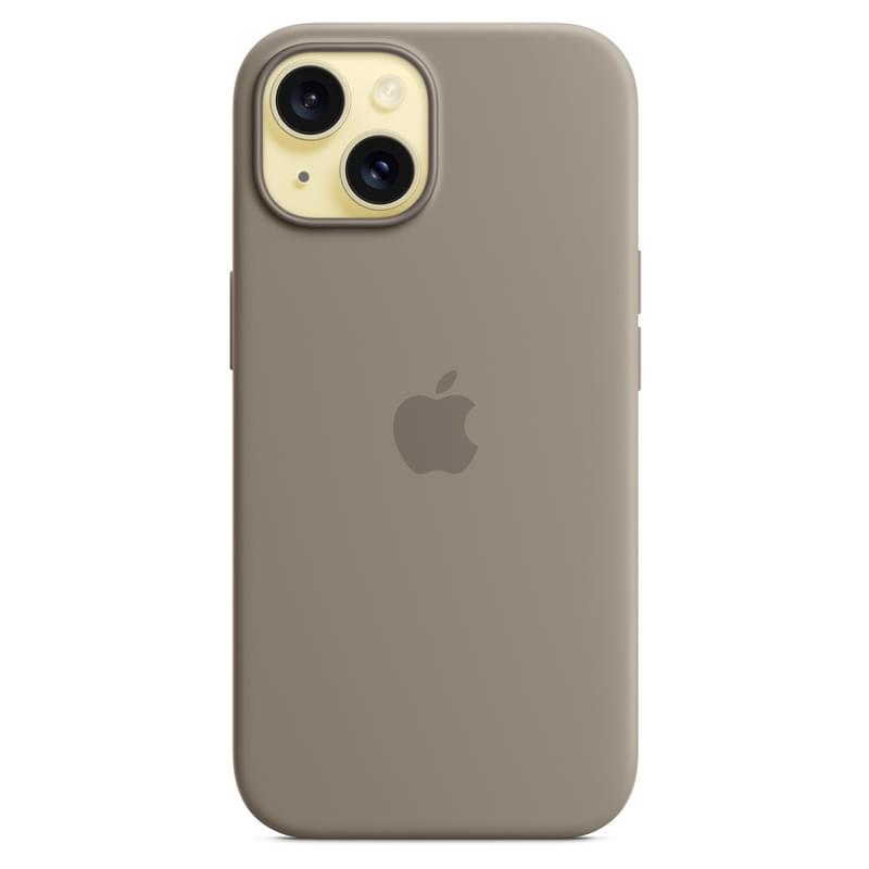 Чехол для iPhone 15, Silicone Case with MagSafe, Clay (MT0Q3ZM/A) - фото #2, Technodom.kz