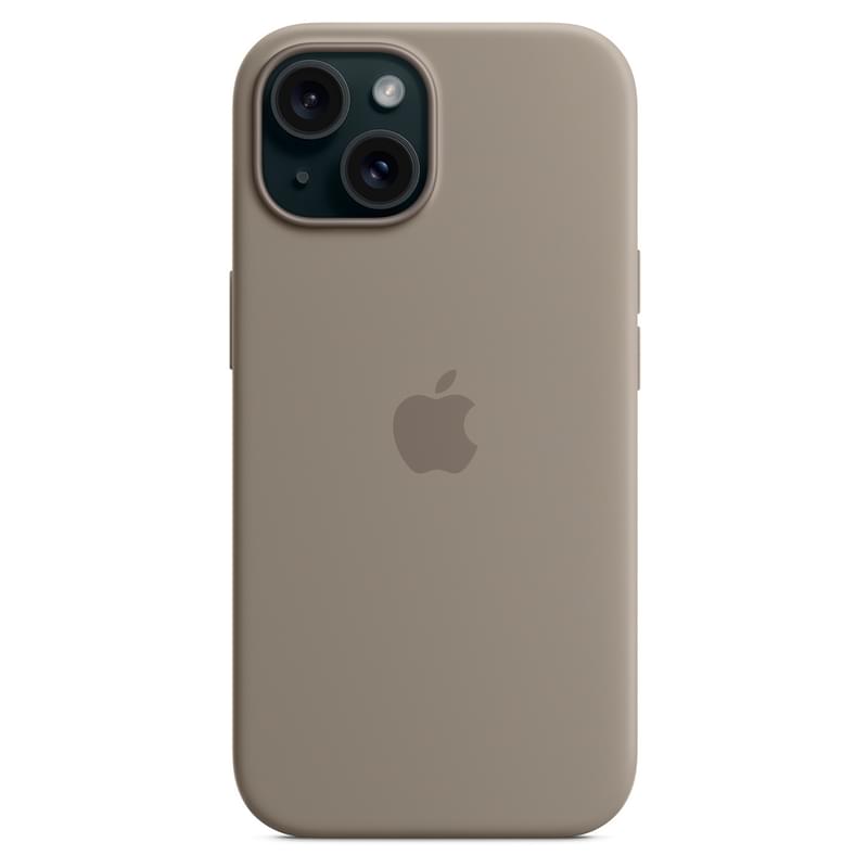 Чехол для iPhone 15, Silicone Case with MagSafe, Clay (MT0Q3ZM/A) - фото #4, Technodom.kz