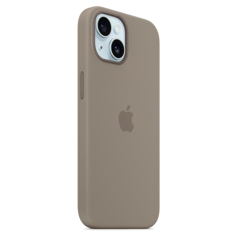 Чехол для iPhone 15, Silicone Case with MagSafe, Clay (MT0Q3ZM/A) - фото #5, Technodom.kz