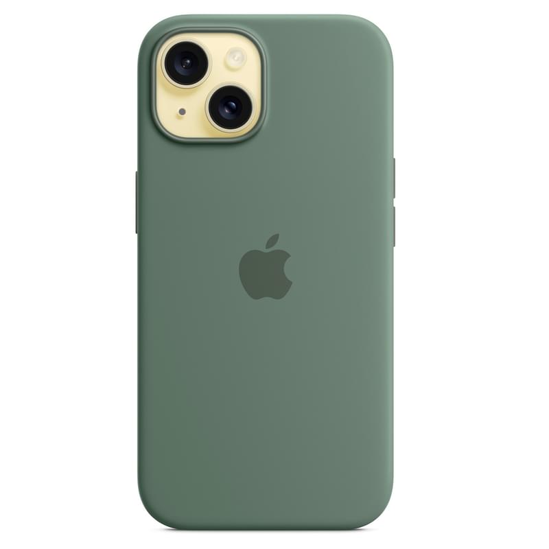 Чехол для iPhone 15, Silicone Case with MagSafe, Cypress (MT0X3ZM/A) - фото #2, Technodom.kz