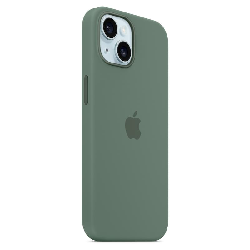 Чехол для iPhone 15, Silicone Case with MagSafe, Cypress (MT0X3ZM/A) - фото #5, Technodom.kz