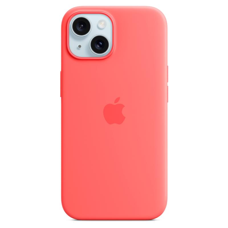 Чехол для iPhone 15, Silicone Case with MagSafe, Guava (MT0V3ZM/A) - фото #0, Technodom.kz