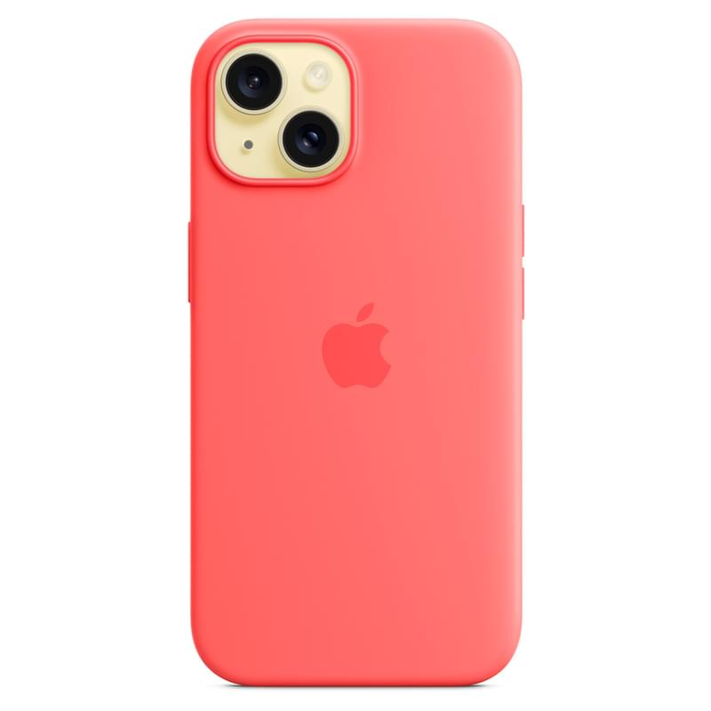 Чехол для iPhone 15, Silicone Case with MagSafe, Guava (MT0V3ZM/A) - фото #3, Technodom.kz