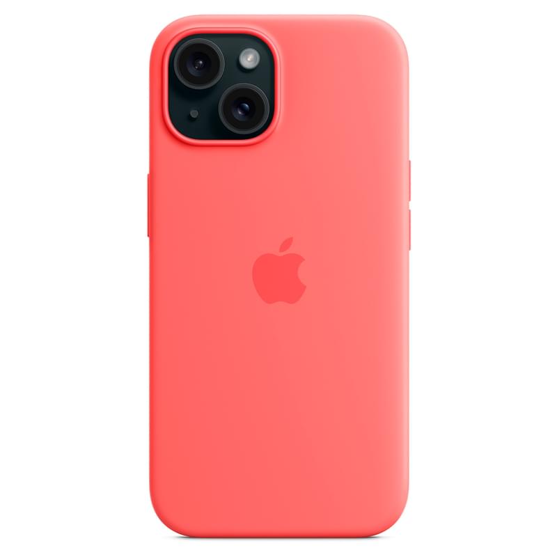 Чехол для iPhone 15, Silicone Case with MagSafe, Guava (MT0V3ZM/A) - фото #4, Technodom.kz