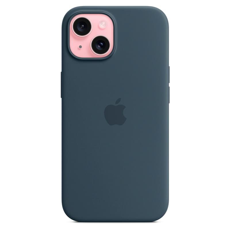 IPhone 15 корпусы, MagSafe бар силикон қорапшасы, Storm Blue (MT0N3ZM/A) - фото #1, Technodom.kz