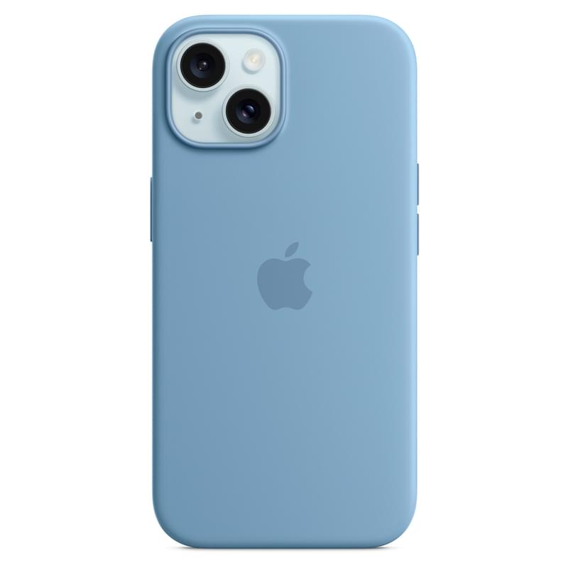 IPhone 15 корпусы, MagSafe бар силикон қорапшасы, Winter Blue (MT0Y3ZM/A) - фото #0, Technodom.kz