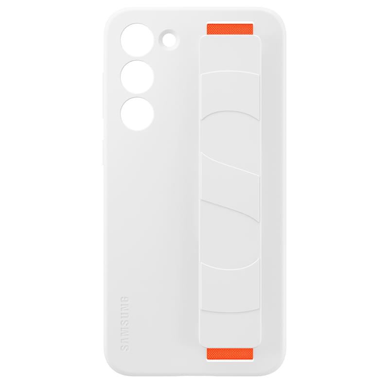 Чехол для Samsung Galaxy S23+ Silicone Grip Cover, White (EF-GS916TWEGRU) - фото #0, Technodom.kz