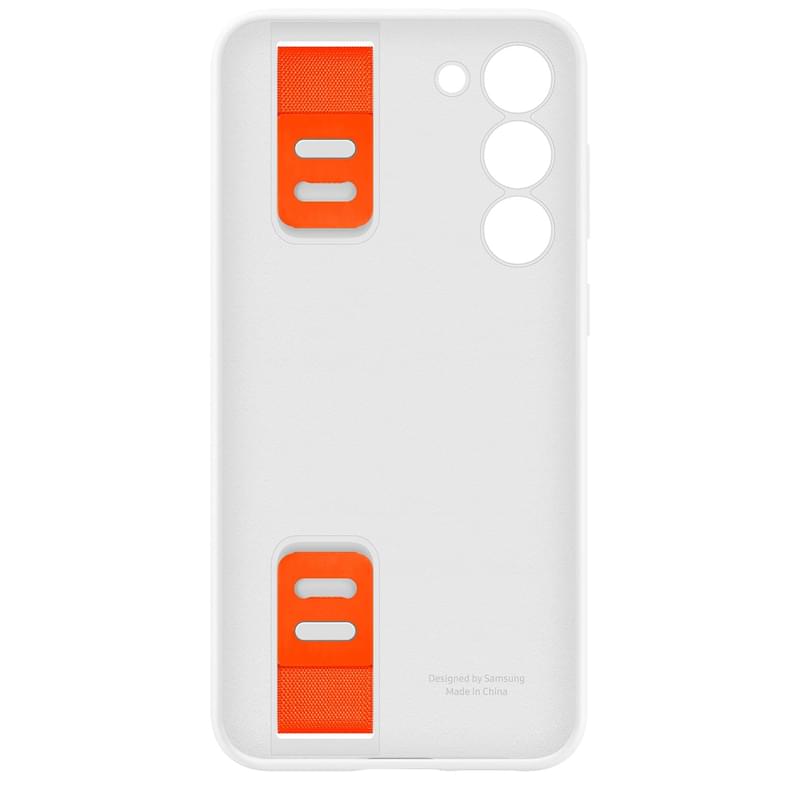 Чехол для Samsung Galaxy S23+ Silicone Grip Cover, White (EF-GS916TWEGRU) - фото #1, Technodom.kz