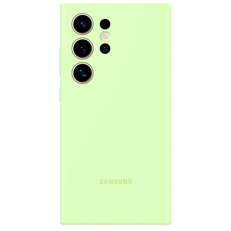 Чехол для смартфона Galaxy S24 Ultra (S24 Ultra) Silicone Case Lime (EF-PS928TGEGRU) - фото #0, Technodom.kz
