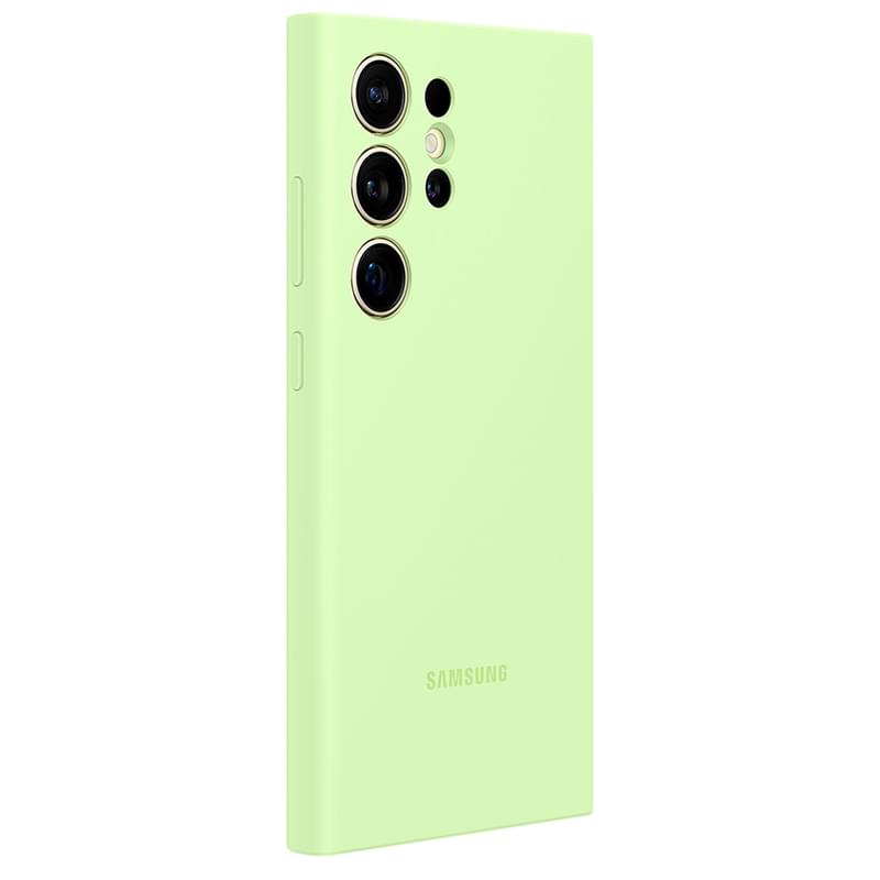 Чехол для смартфона Galaxy S24 Ultra (S24 Ultra) Silicone Case Lime (EF-PS928TGEGRU) - фото #2, Technodom.kz