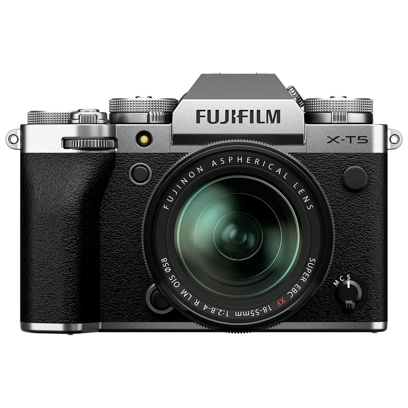 Беззеркальный фотоаппарат FUJIFILM X-T5 Kit 18-55 mm Silver - фото #0, Technodom.kz