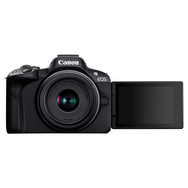 Canon EOS R50 RF-S 18-45 IS STM Black Фотоаппараты - фото #3, Technodom.kz