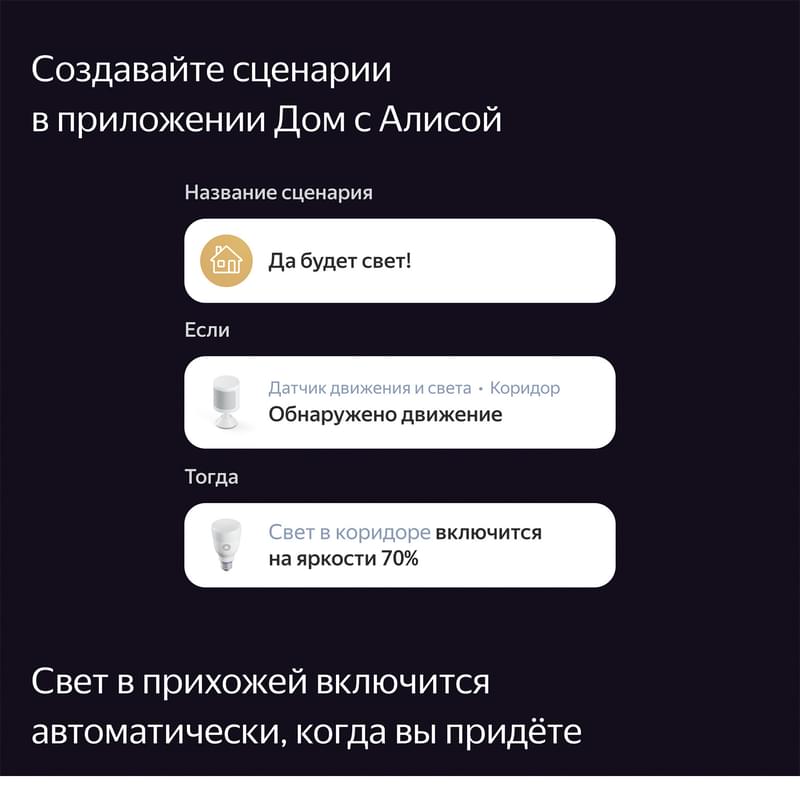 Датчик движения и освещения Яндекс, с Zigbee, (YNDX-00522) - фото #7, Technodom.kz