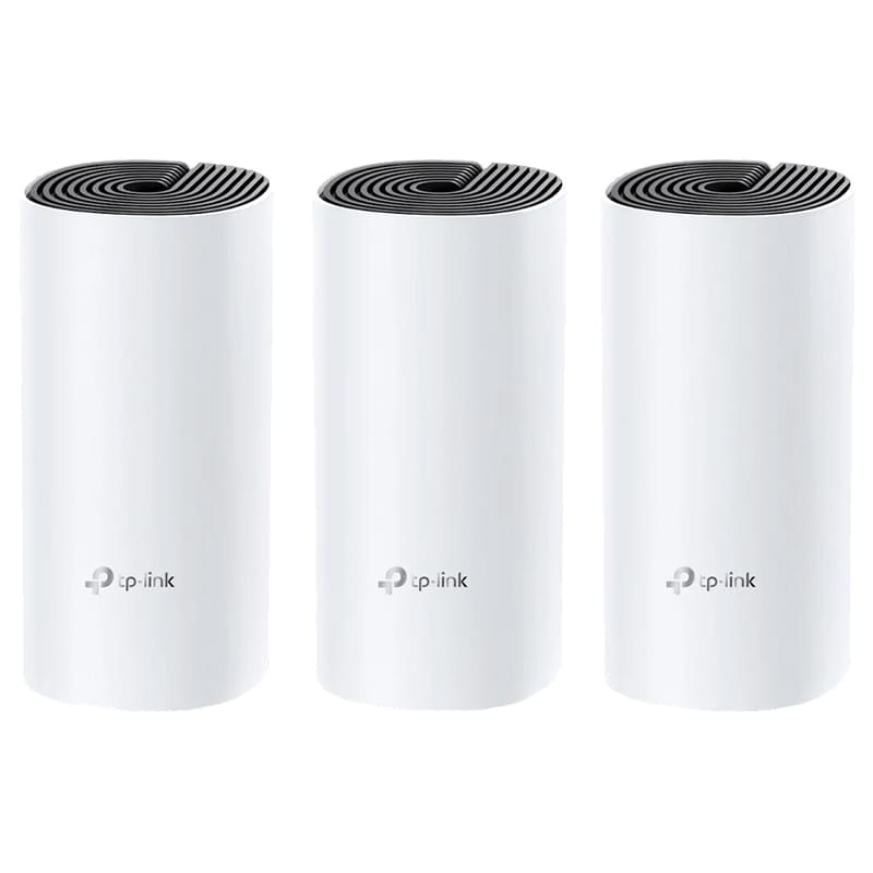 Домашняя Mesh Wi-Fi система TP-Link Deco M4 3-pack, 2 порта, 1167 Мбит/с (Deco M4) - фото #0, Technodom.kz