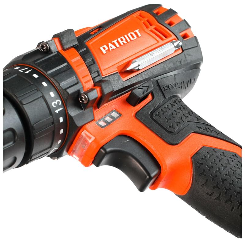 PATRIOT BR 201UES,20В, 2*2,0Ач (180201201) аккумуляторлы бұрғы-бұрама шеге бұрағышы - фото #4, Technodom.kz