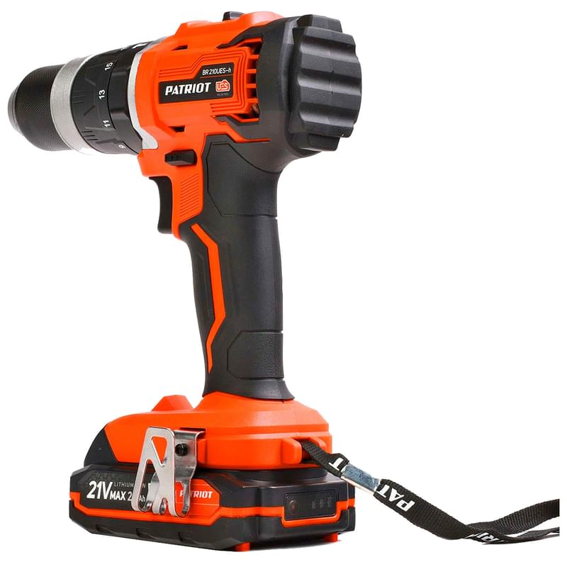 PATRIOT BR 210UES BL,18В, 2*2,0Ач (180301550) аккумуляторлы бұрғы-бұрама шеге бұрағышы - фото #4, Technodom.kz