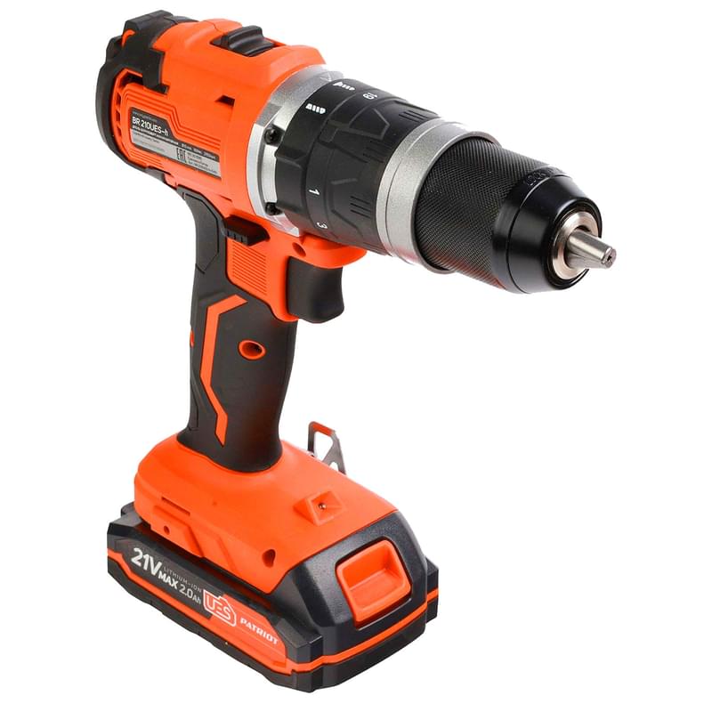 PATRIOT BR 210UES-h BL,18В, 2*2,0Ач (180301555) аккумуляторлы бұрғы-бұрама шеге бұрағышы - фото #2, Technodom.kz