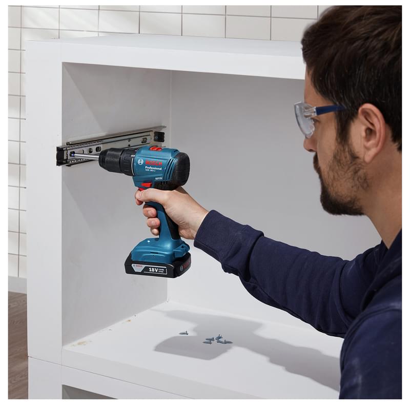Дрель-шуруповерт Bosch GSR 185-LI аккумуляторная (06019K3001) - фото #8, Technodom.kz
