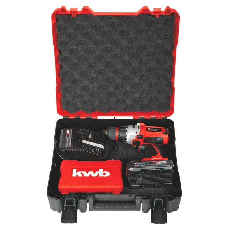 Einhell TE-CD 18/2 Li-i +22 бұрғы-бұрағышы , аккумуляторлы 1x2,5Ah АҚБ, соққыш,жиынтық (4514220) - фото #6, Technodom.kz