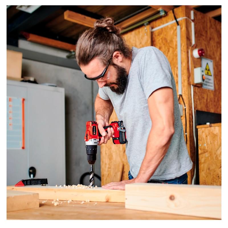 Einhell TE-CD 18/2 Li-i +22 бұрғы-бұрағышы , аккумуляторлы 1x2,5Ah АҚБ, соққыш,жиынтық (4514220) - фото #7, Technodom.kz