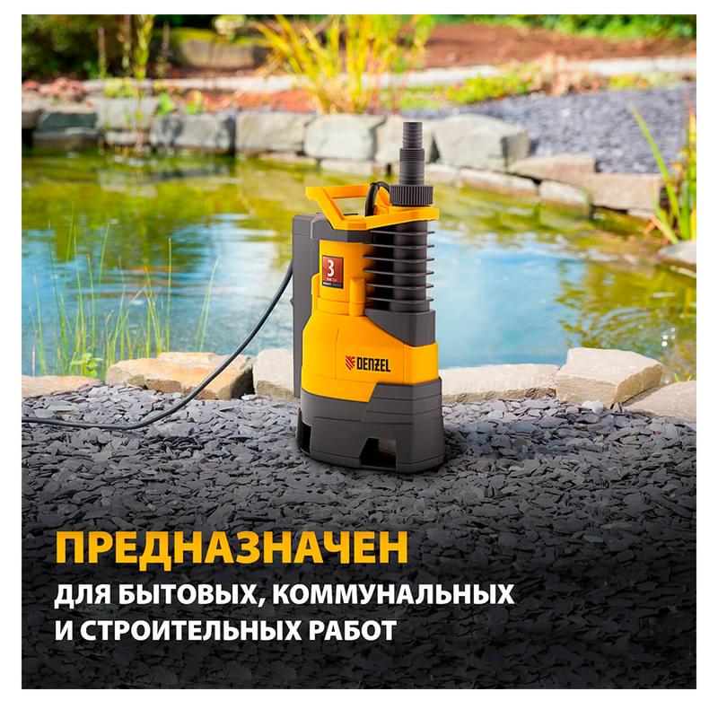 Дренаждық сорғы DPX450, 450 Вт, көтерілуі 5 м, 9000 л/сағ // Denzel - фото #1, Technodom.kz
