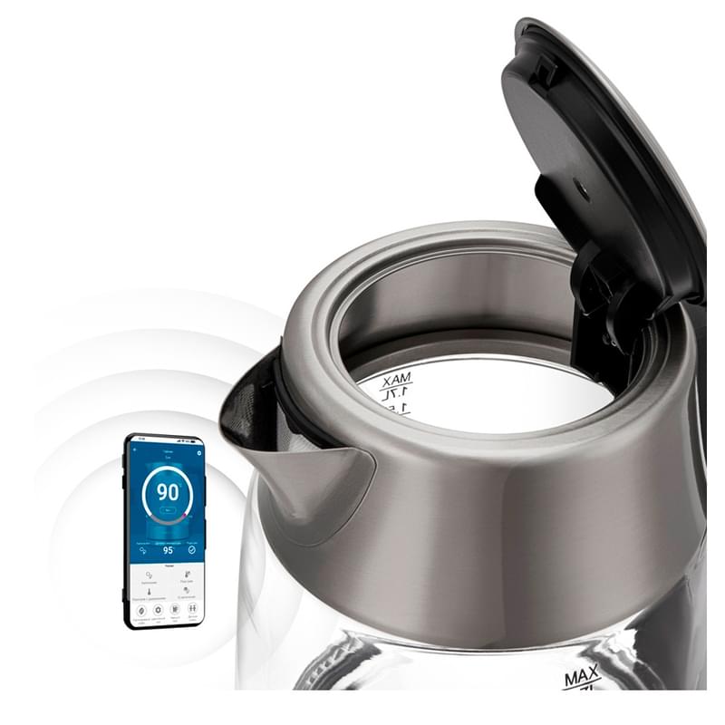 Электрический чайник Polaris PWK-1775CGLD WiFi IQ Home - фото #3, Technodom.kz