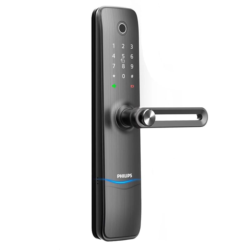 Электронный замок для входных дверей Philips 7100 (Black) - фото #1, Technodom.kz