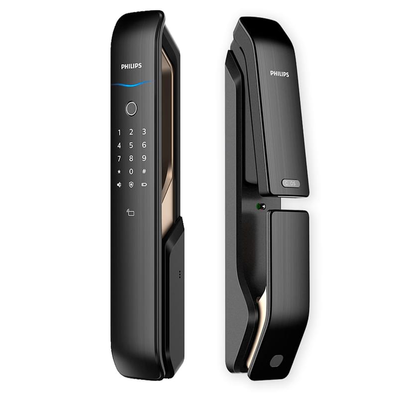 Электронный замок для входных дверей Philips 9200 (Black) - фото #0, Technodom.kz
