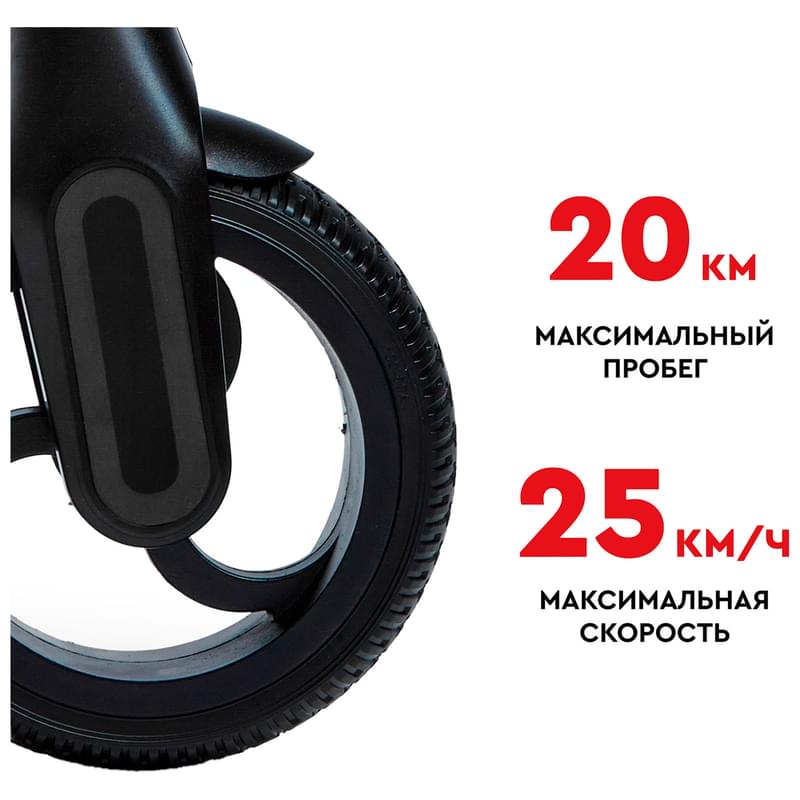 TRIBE BRO BLACK электрлі өздігінен сырғанайтын құрылғысы, 25 км/с, 100кг дейін, 20 км, Қара - фото #8, Technodom.kz