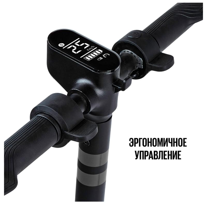 TRIBE BRO BLACK электрлі өздігінен сырғанайтын құрылғысы, 25 км/с, 100кг дейін, 20 км, Қара - фото #3, Technodom.kz