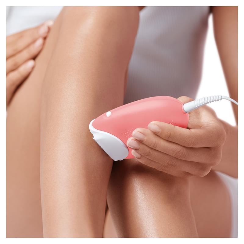 Braun Silk-épil 3 3-176 эпиляторы, құрғақ эпиляцияға арналған, SmartLight көмескі жарығы бар, қызғылт сары - фото #6, Technodom.kz