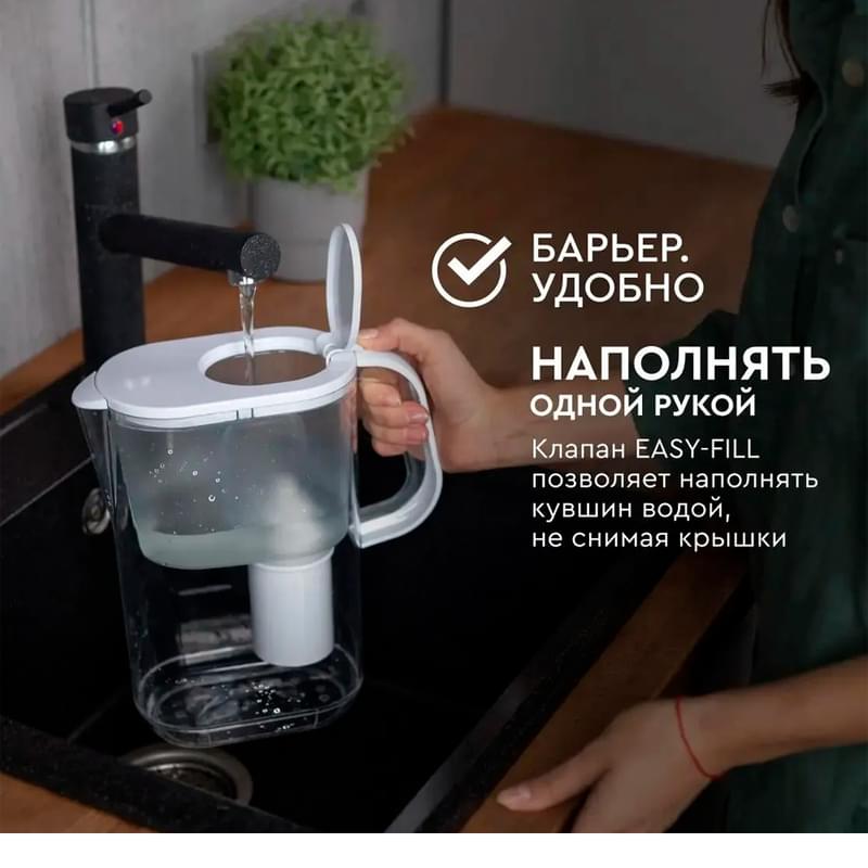 Фильтр-кувшин для воды Эверест XL Барьер В770Р00 белый - фото #2, Technodom.kz