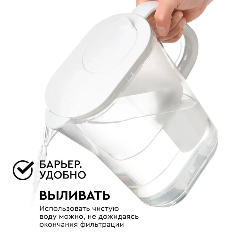 Барьер В770Р00 Эверест XL су сүзгі құмырасы ақ - фото #3, Technodom.kz