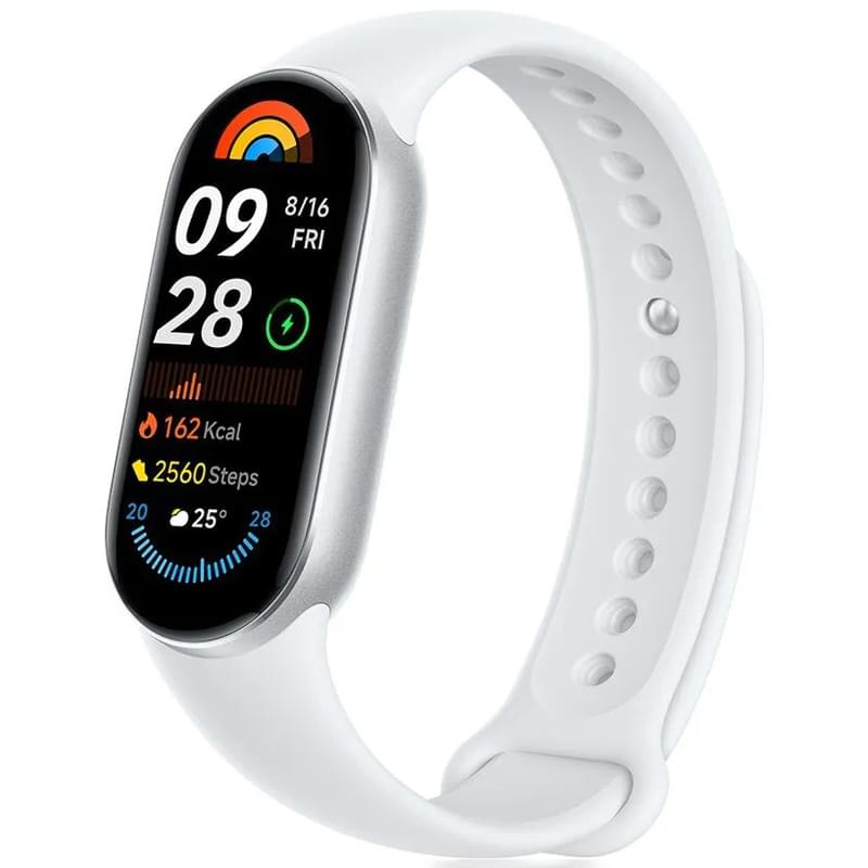 Xiaomi, Mi Smart Band 9, M2345B1/BHR8340GL, Смарт білезігі Silver - фото #0, Technodom.kz