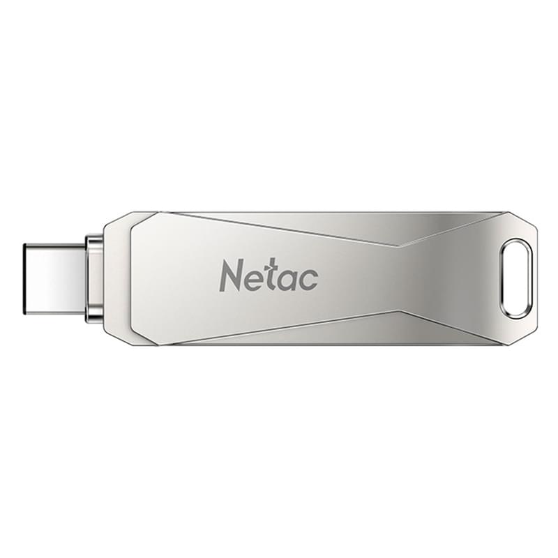 Флеш накопитель USB 3.0+TypeC 128GB Netac U782C - фото #0, Technodom.kz