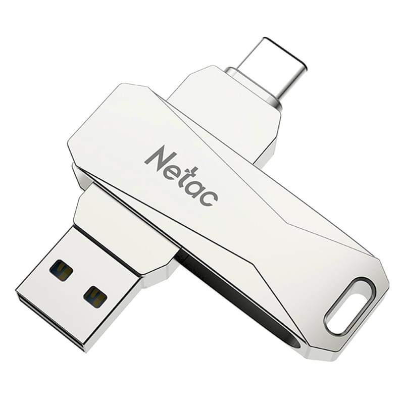 USB 3.0+TypeC 128GB Netac U782C флэш-жинақтаушы - фото #3, Technodom.kz