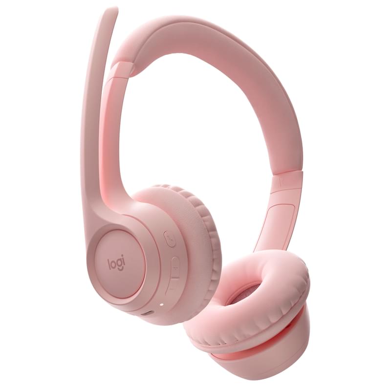 Гарнитура беспроводная Logitech Zone 300, Rose (981-001412) - фото #3, Technodom.kz