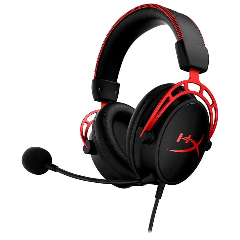 Гарнитура игровая накладная HyperX Cloud Alpha, Black/Red, HX-HSCA-RD/EE - фото #0, Technodom.kz