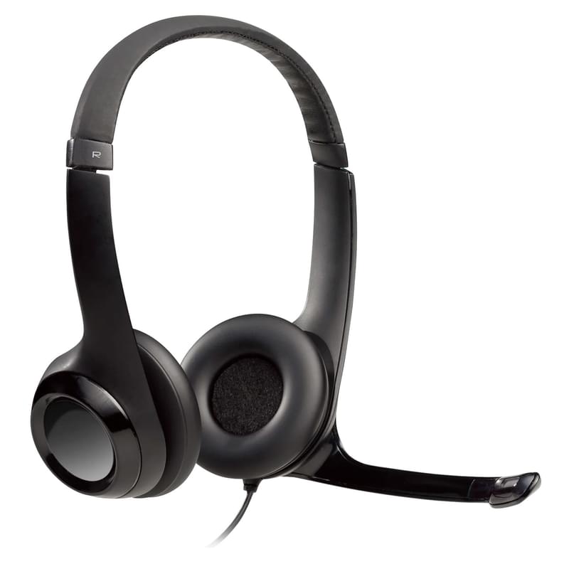 Гарнитура Накладная Logitech H390 USB , Black, 981-000406 - фото #0, Technodom.kz