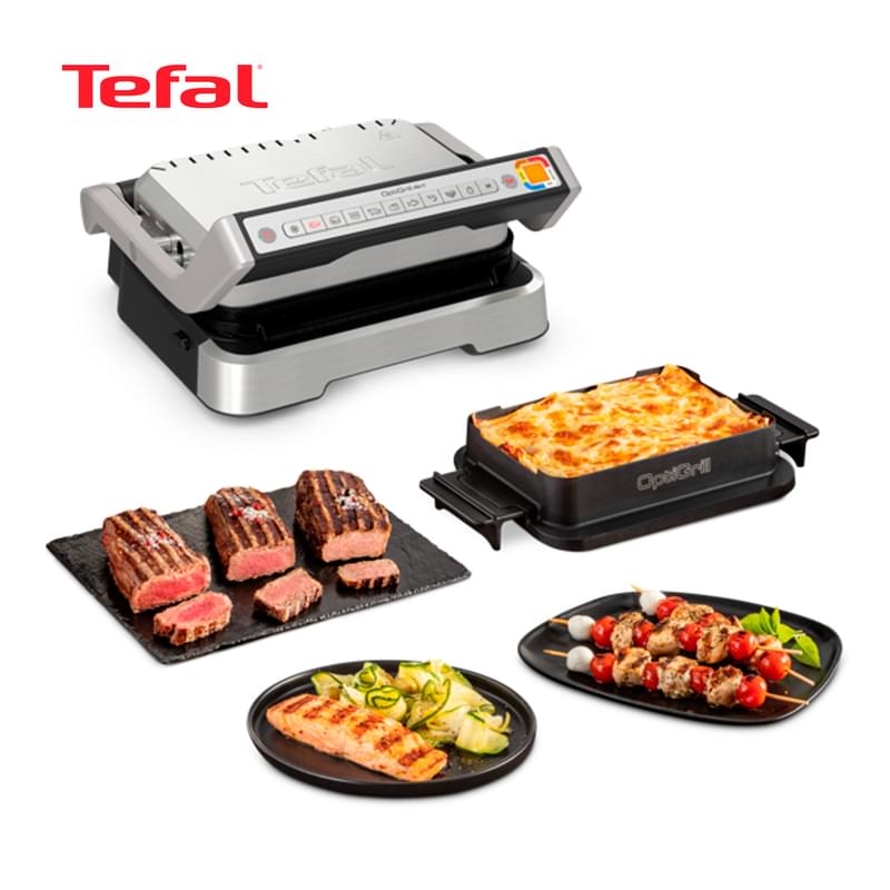 Умный электрогриль Tefal Optigrill 4 в 1 Inox GC774D30 - фото #13, Technodom.kz