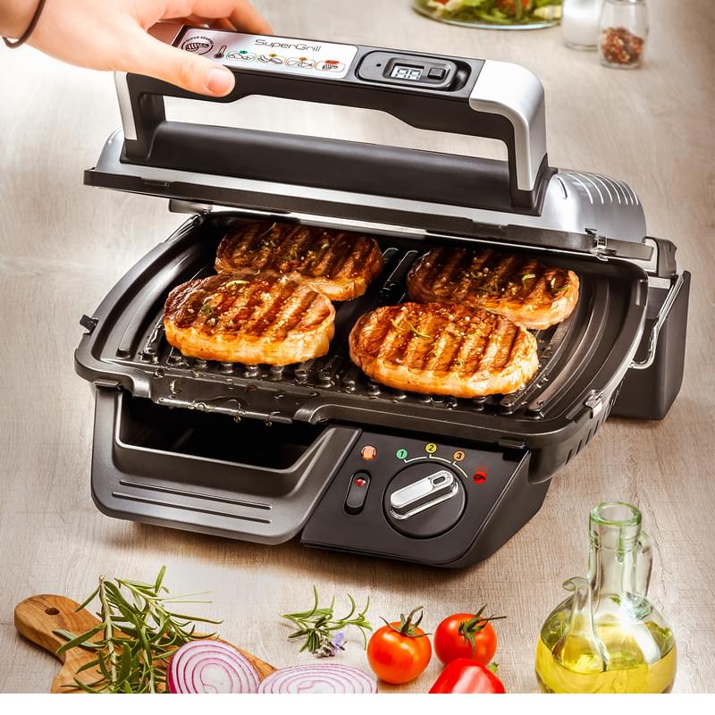 Электрогриль Tefal Supergrill GC-450B32 - фото #5, Technodom.kz