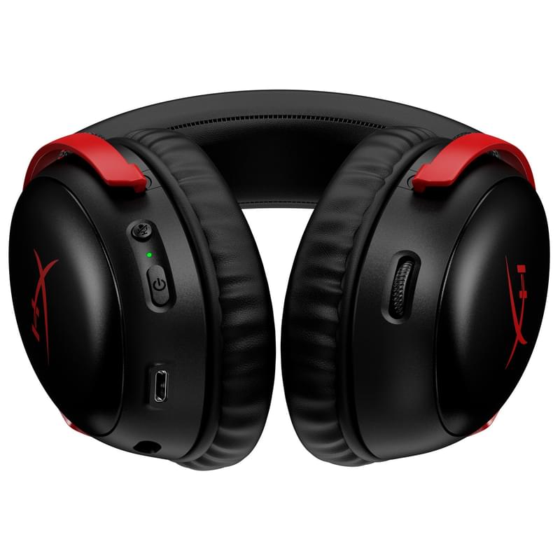 Игровая гарнитура беспроводная HyperX Cloud III, Black/Red (77Z46AA) - фото #3, Technodom.kz