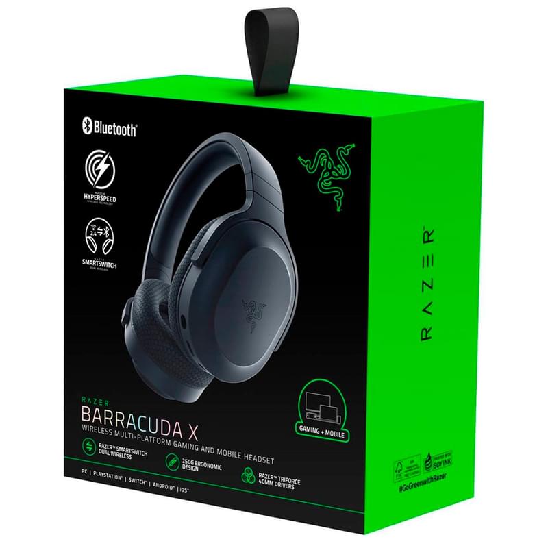 Игровая гарнитура беспроводная Razer Barracuda X 2022, Black (RZ04-04430100-R3M1) - фото #7, Technodom.kz