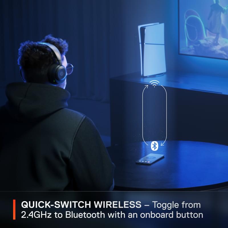 Игровая гарнитура беспроводная SteelSeries Arctis Nova 5, Black (61670) - фото #11, Technodom.kz