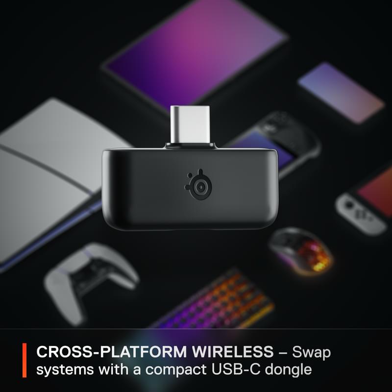 Игровая гарнитура беспроводная SteelSeries Arctis Nova 5, Black (61670) - фото #14, Technodom.kz