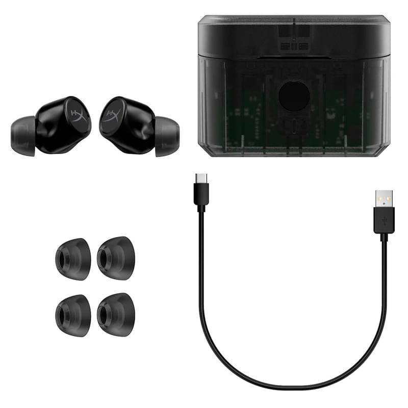 HyperX Cirro Buds Pro, Black сымсыз ойын гарнитурасы (727A5AA) - фото #4, Technodom.kz