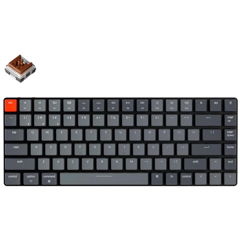 Игровая клавиатура беспроводная Keychron K3-A3 84, White Led - Low Profile Gateron Brown - фото #0, Technodom.kz